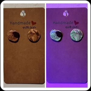 Banana Split "Ugly Sweater" UV Reactive Handmade Earrings